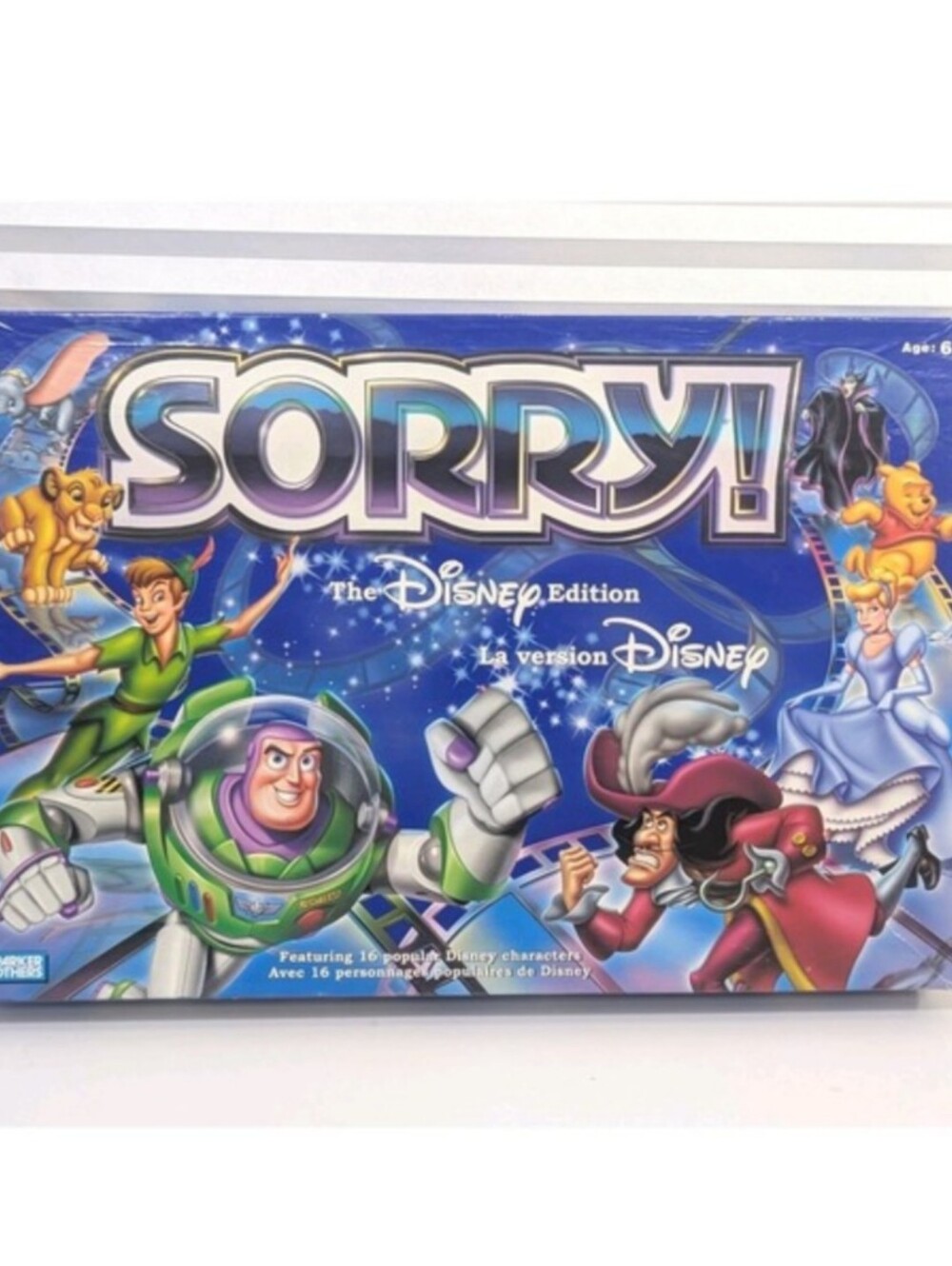 Sorry! Disney Edition Board Game 2000s Parker Brothers Complete
